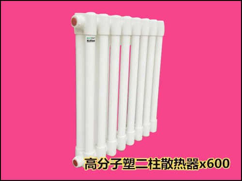 高分子塑二柱散热器600